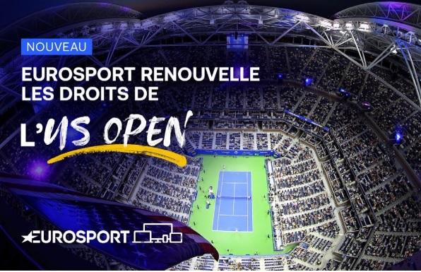 Médias : Eurosport encore diffuseur officiel de l’US Open