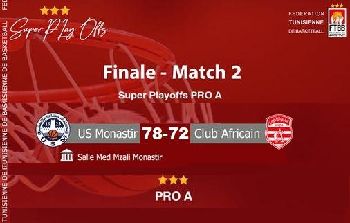 Basket – Finale super play-off Pro A : l’USMo s’impose face au CA au Game 2