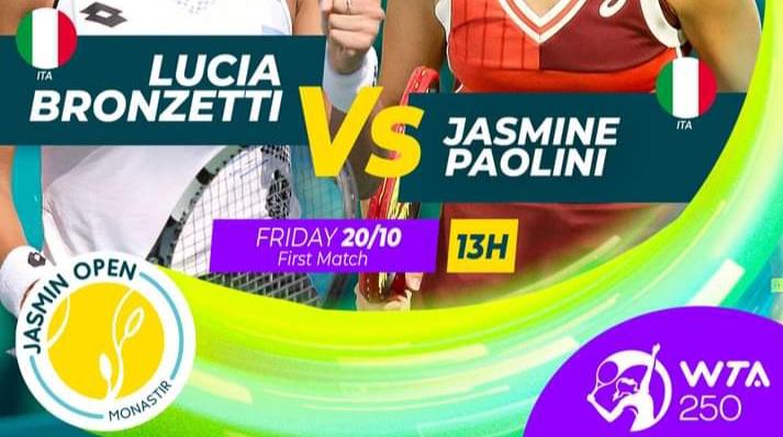 Jasmin Open 2023 : programme des matches du vendredi 20 octobre