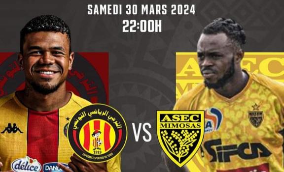 1/4 CAF CL : EST-ASEC Mimosas, tout sur le match (vidéo)