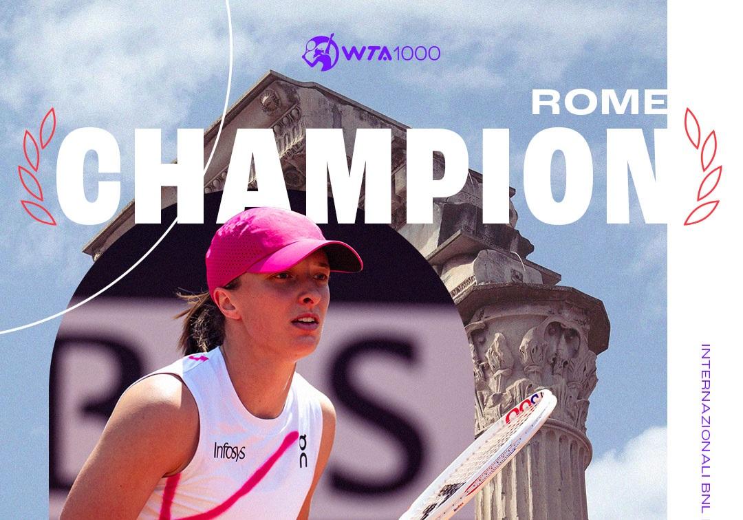 WTA Rome : le doublé Madrid-Rome pour Swiatek (vidéo)