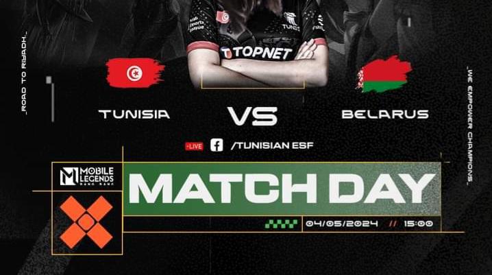 E-Sports / MLBB Female : la Tunisie en amical contre la Biélorussie