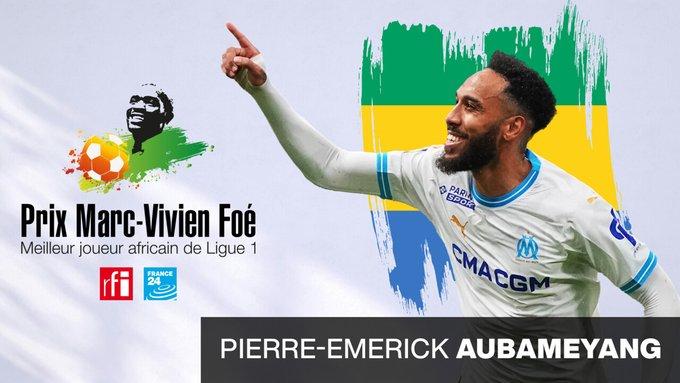 Prix Marc-Vivien Foé 2024 : Aubameyang vainqueur avec 116 points d’avance