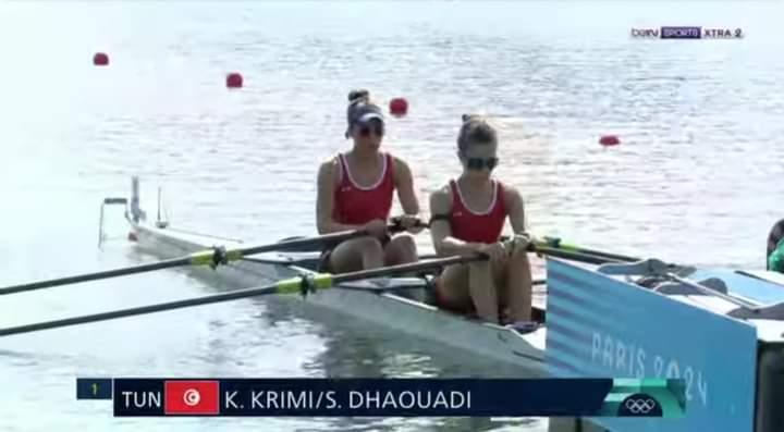 JO 2024 – Aviron : Salma Dhaouadi et Khadija Krimi en finale B