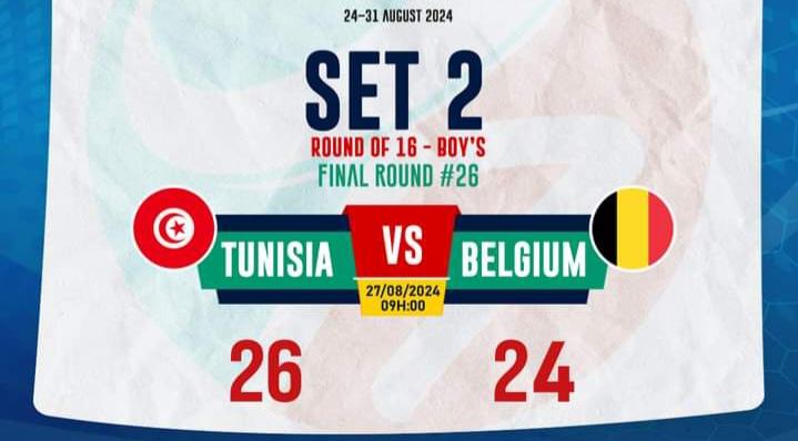 Mondial volley U17 : battue par la Belgique, la Tunisie est éliminée