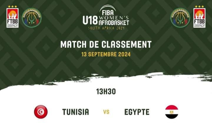 Afrobasket U18 (F) : la Tunisie largement battue par l’Égypte