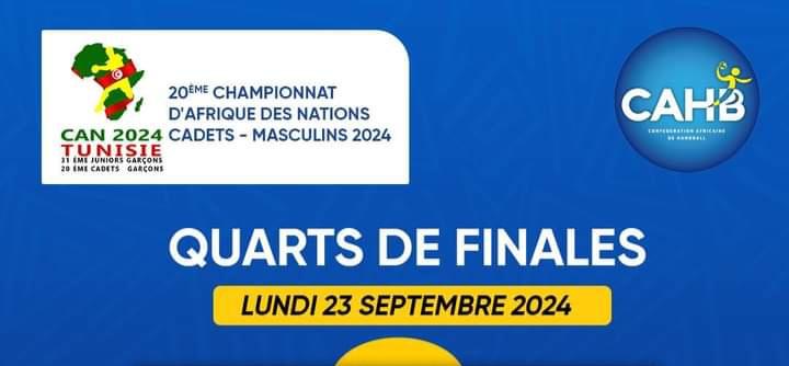 Hand – CAN (JC) : programme streaming des quarts de finale