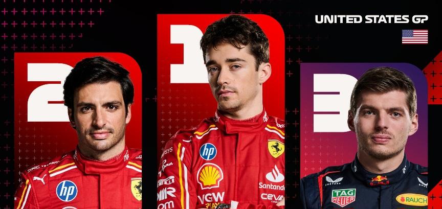 F1 – GP des USA : Leclerc champion, doublé de Ferrari (vidéos)