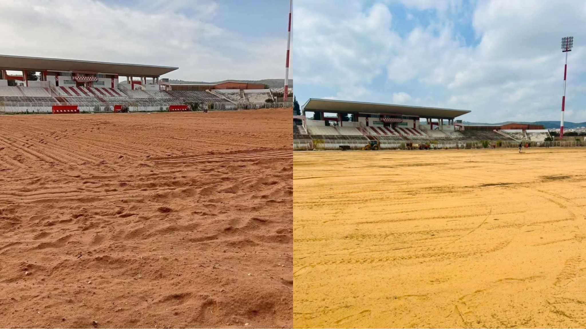 Exclusif : lancement aujourd’hui de l’ensemencement du stade Boujemaa Kmiti à Béja