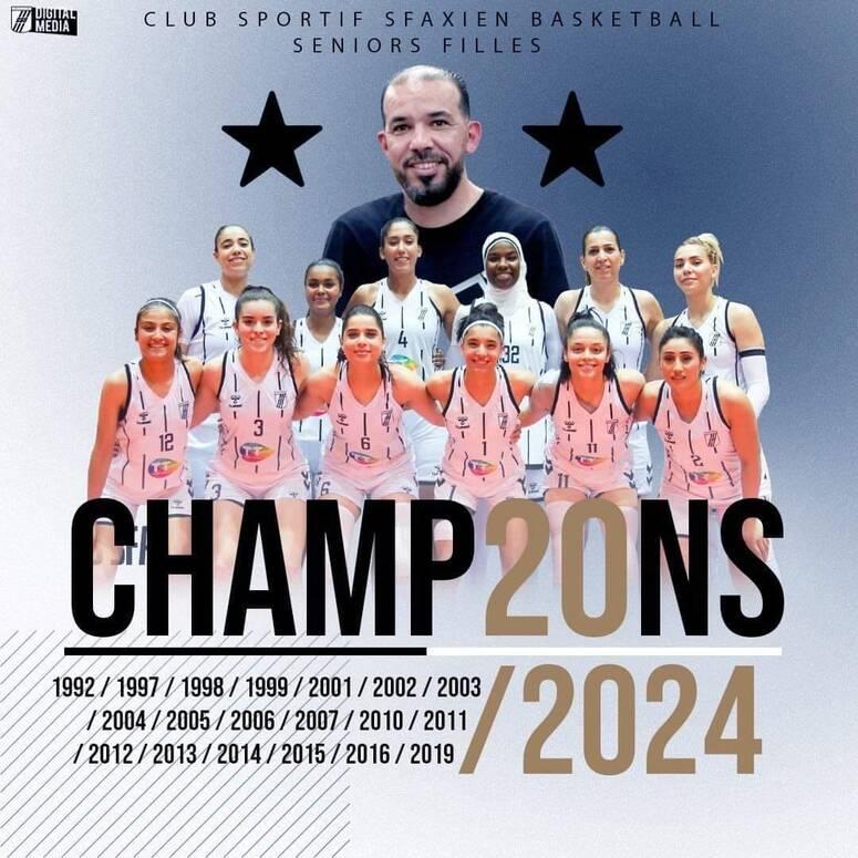 Basket (SF) – Nationale A : le CS Sfaxien champion pour la 20e fois (vidéo)