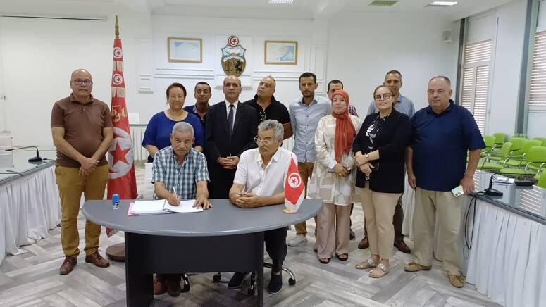 بنزرت: إمضاء اتفاقية منظّمة للعلاقات المهنية بين مجمعي حراسة وشد وفك رباط السفن والعاملين بهما في الميناء التجاري بنزرت-منزل بورقيبة