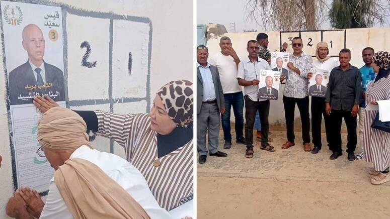 قبلي: مناصرو المترشح قيس سعيد يعتمدون التواصل المباشر مع رواد السوق الاسبوعية بدوز لحثهم على تجديد الثقة في المترشح