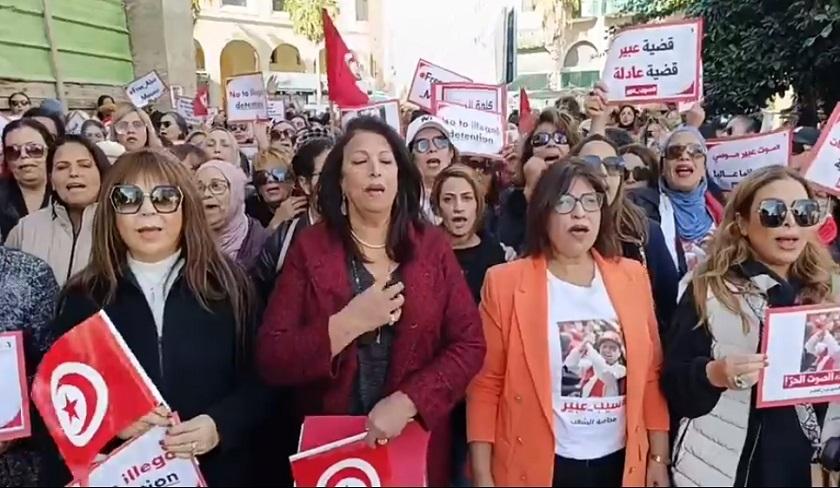 Manifestation du PDL devant le siège du Haut-Commissariat des Nations unies aux droits de l'Homme