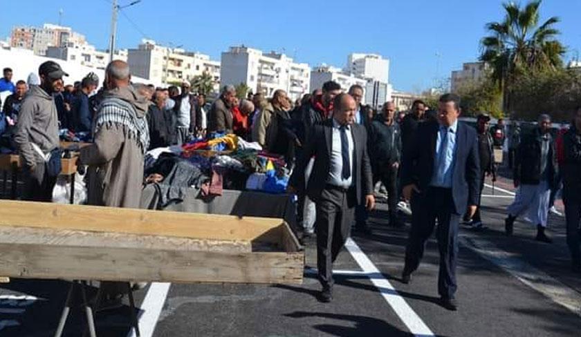 Inauguration du nouvel espace réservé aux vendeurs ambulants au centre-ville de Sfax