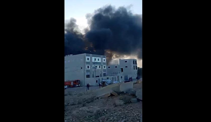 Un incendie se déclare dans une usine à Kalâa Sghira