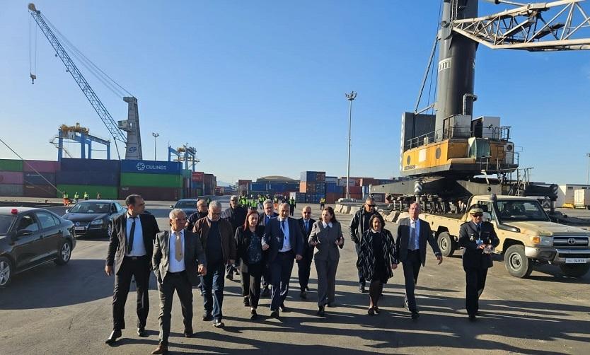 Sarra Zaâfrani Zenzri visite les ports de Radès et de la Goulette