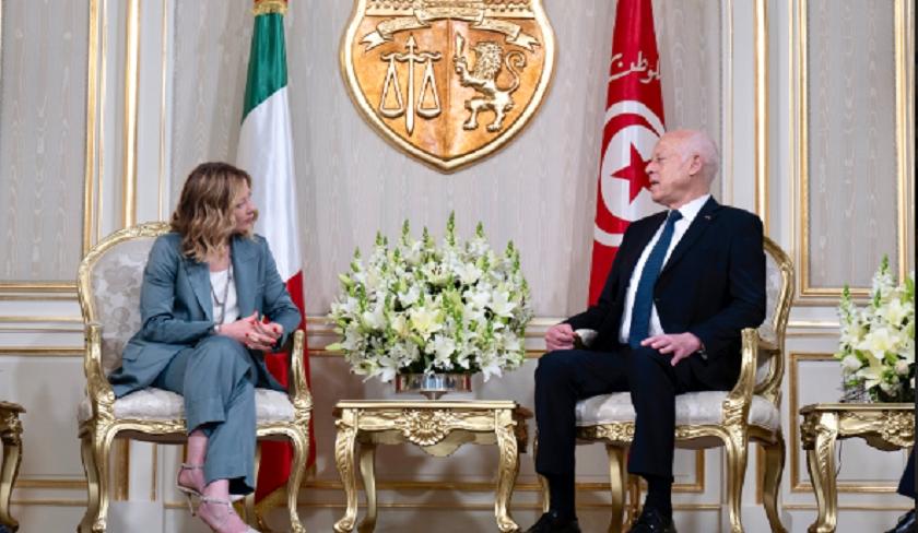 Giorgia Meloni félicite Kaïs Saïed suite à sa réélection