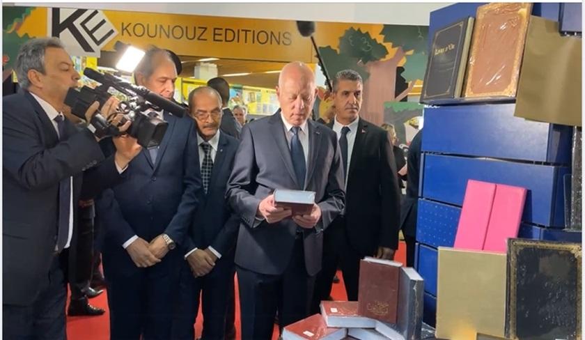 Kaïs Saïed inaugure la Foire internationale du livre