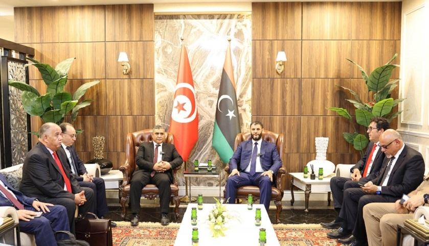 Khaled Nouri reçu à Tripoli par son homologue libyen