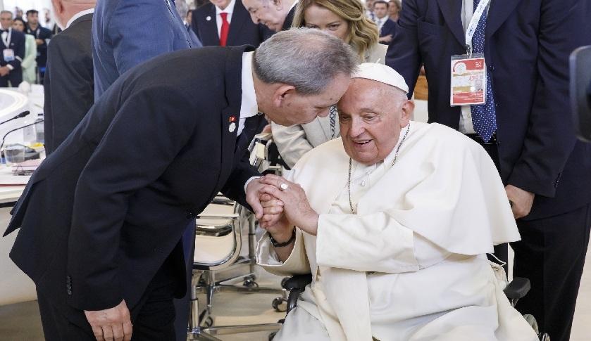 Hachani au G7 : IA et rencontre avec le Pape