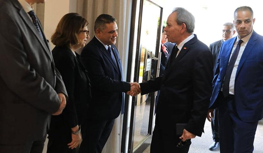 Ahmed Hachani en visite de travail en Libye