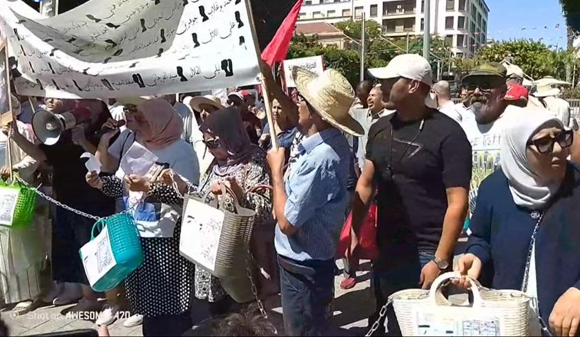 Manifestation des familles des détenus politiques