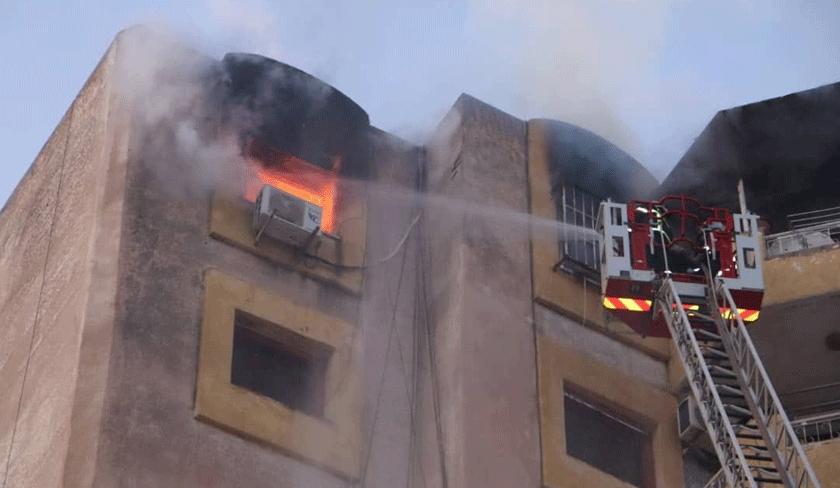 Borj Louzir : extinction d'un incendie qui s'est déclaré dans un café