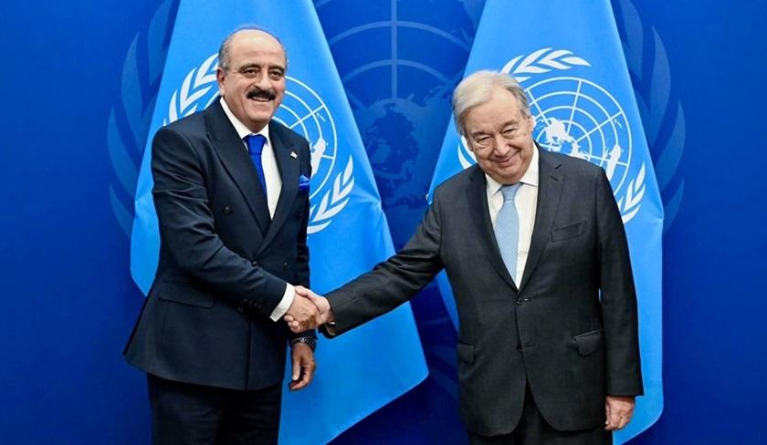 Mohamed Ali Nafti reçu par Antonio Guterres