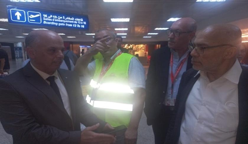 Visite inopinée du ministre du Transport à l'aéroport Tunis-Carthage