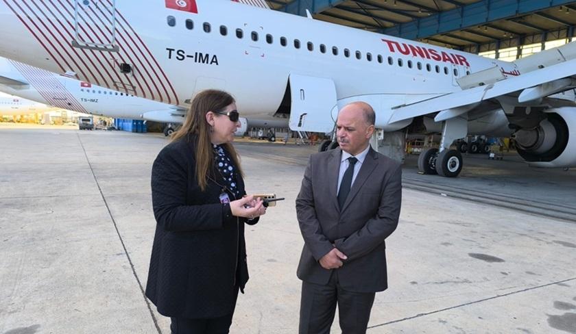 Le ministre du Transport en visite d'inspection à l'aéroport Tunis-Carthage