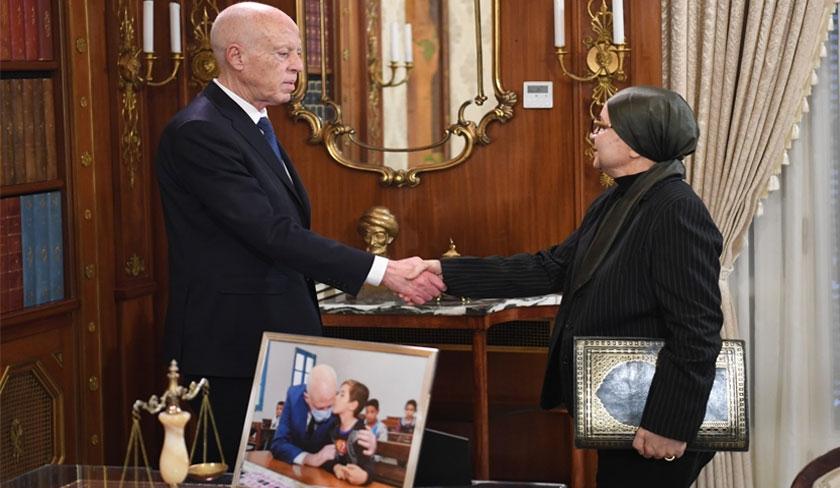 Le président de la République reçoit la ministre de la Justice