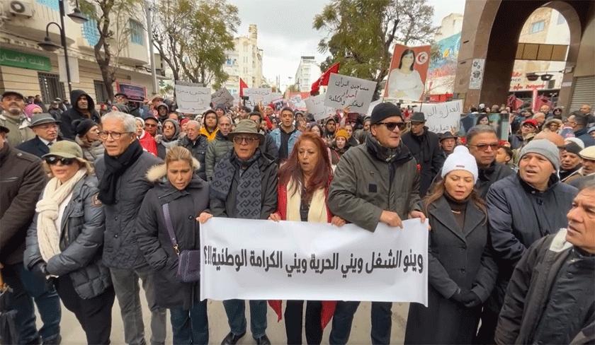 En vidéo ' Le PDL manifeste à Tunis