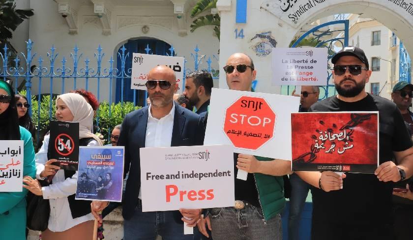 Journée mondiale de la liberté de la presse : le SNJT solidaire avec les journalistes emprisonnés et les martyrs de la presse palestinienne