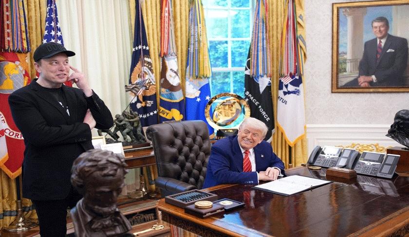 Depuis le Bureau ovale, Trump et Musk plaisantent sur la vidéo virale du couple Macron