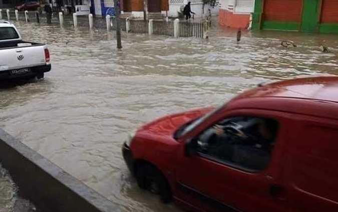 En vidéos : fortes précipitations à Sousse et Nabeul