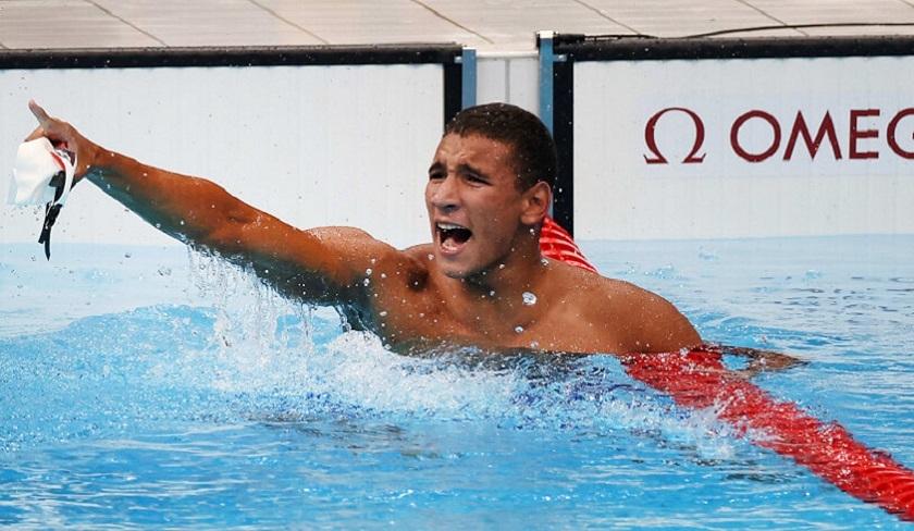 Le champion olympique Ahmed Ayoub Hafnaoui suspendu pour 21 mois