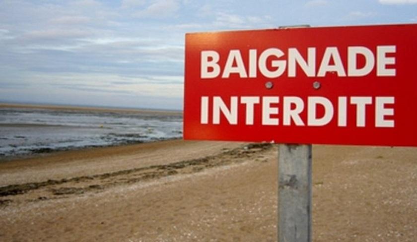 Liste des plages interdites à la baignade