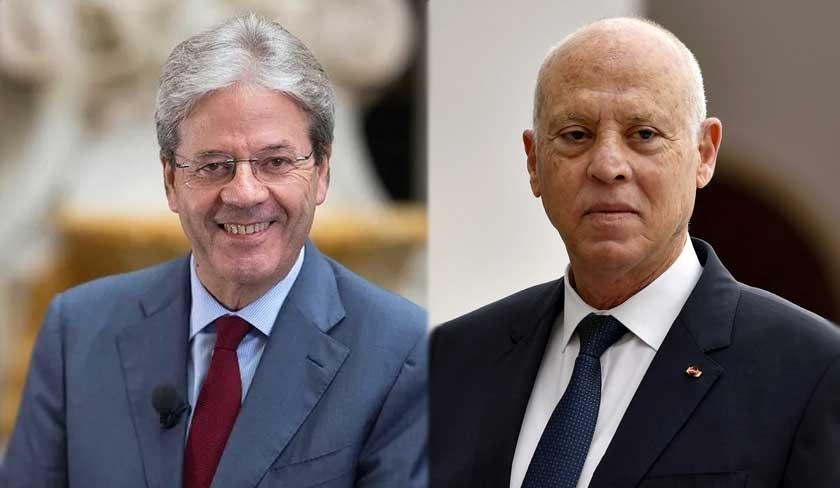 Gentiloni en visite en Tunisie afin de s'entretenir avec Saïed et une partie du gouvernement