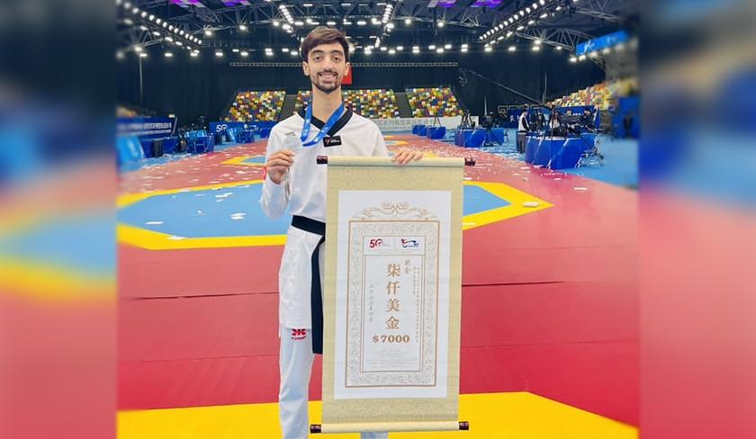 Grand Slam Taekwondo de Chine : Khalil Jendoubi médaillé d'argent