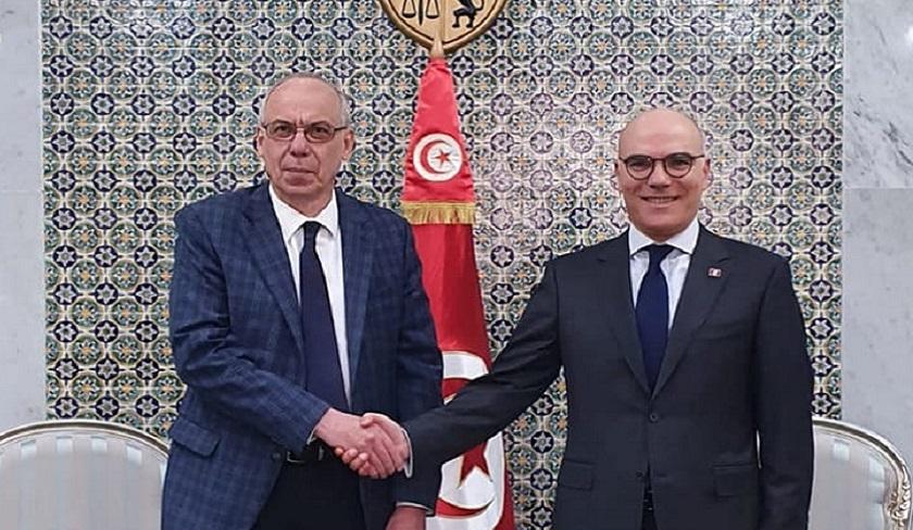 Nabil Ammar reçoit l'ambassadeur de Russie