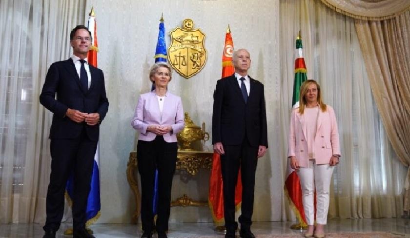 Rutte, von der Leyen et Meloni en Tunisie : rencontre avec Saïed pour parler migration