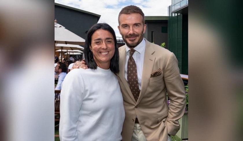 Ons Jabeur radieuse aux côtés de David Beckham