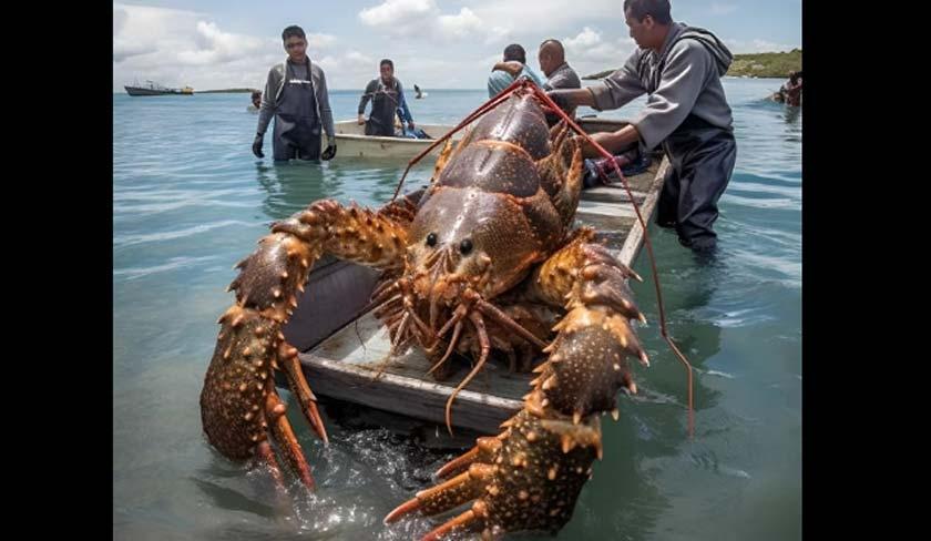 Une langouste géante trouvée en Tunisie ' Est-ce vrai '