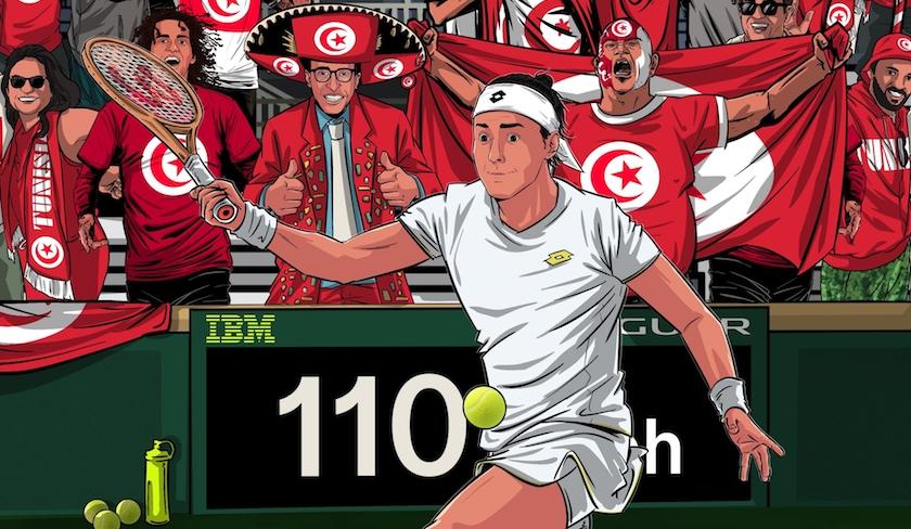 Wimbledon encourage Ons Jabeur en citant le poète tunisien Mohamed Beji Messaoudi