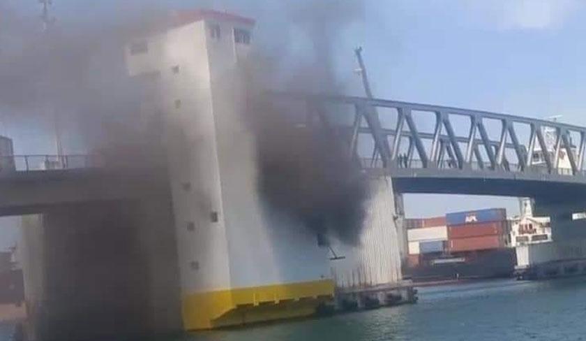 Fermeture du pont mobile de Bizerte suite à un incendie dans la salle des moteurs