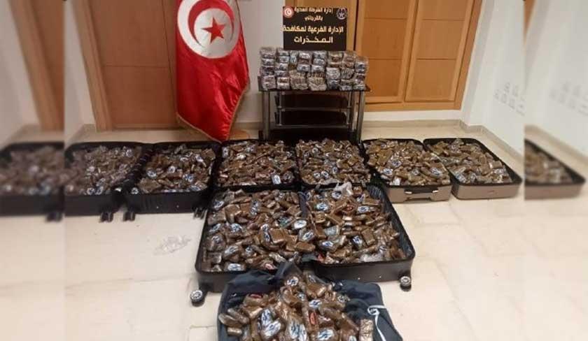 Saisie de 2.262 plaquettes de cannabis d'une valeur totale de six millions de dinars