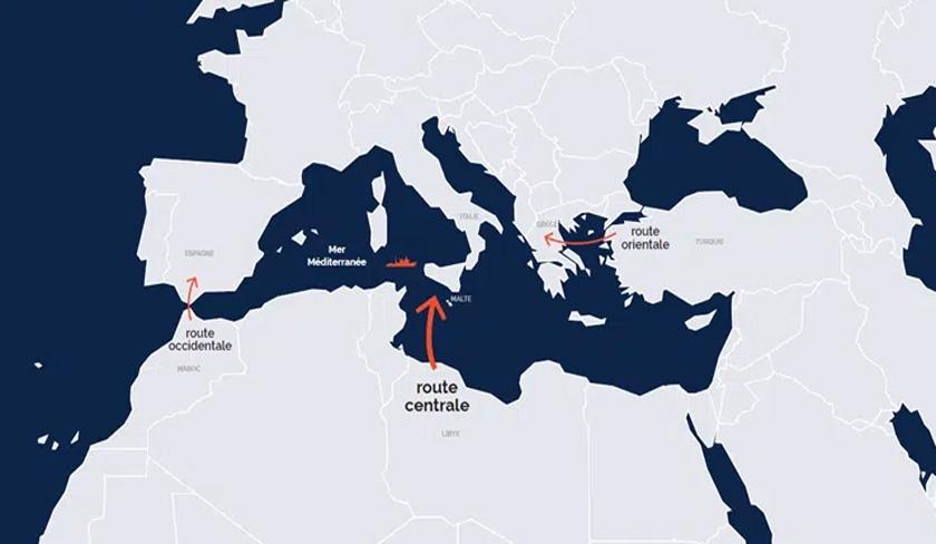 Les opérations de migration clandestine via le centre de la Méditerranée en hausse de 115%