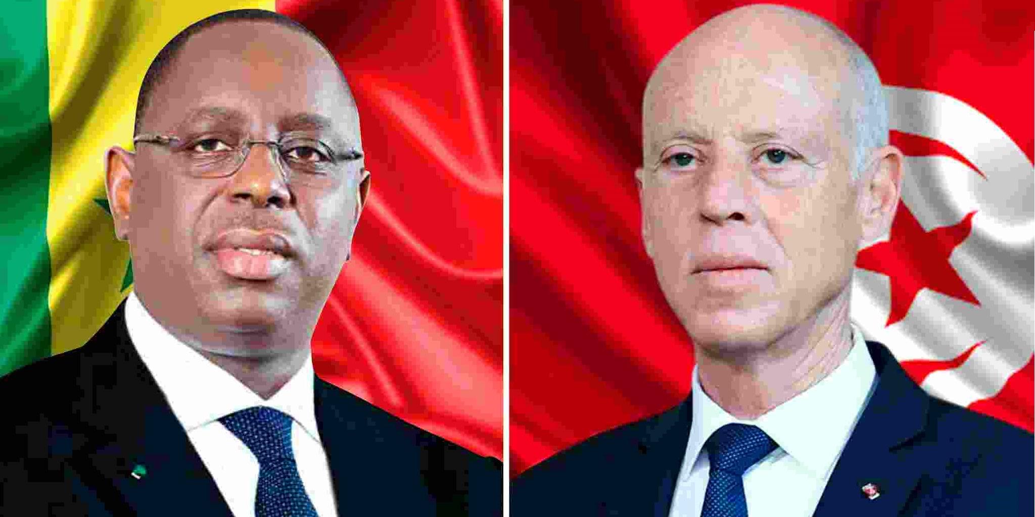 Tunisie – Kaïs Saïed s’entretient avec son homologue sénégalais