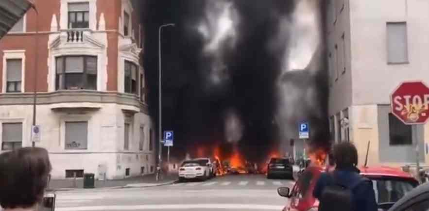 Italie : Forte explosion au centre de Milan : Des voitures calcinées et plusieurs blessés