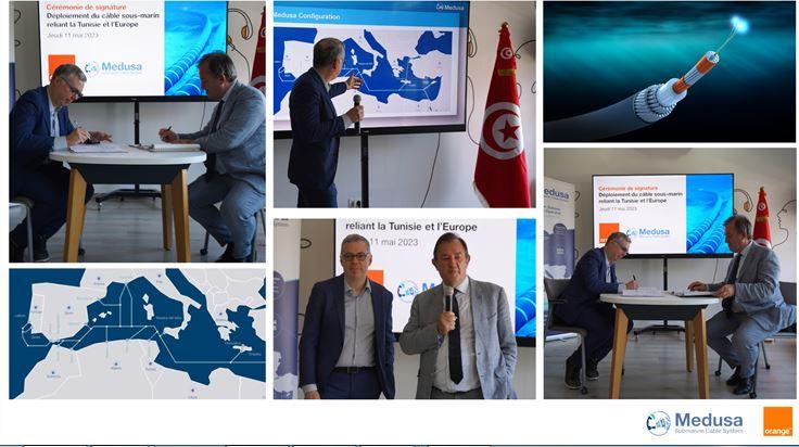 Orange Tunisie conclut un accord avec Medusa Submarine Cable System pour accueillir à Bizerte un nouveau câble sous-marin